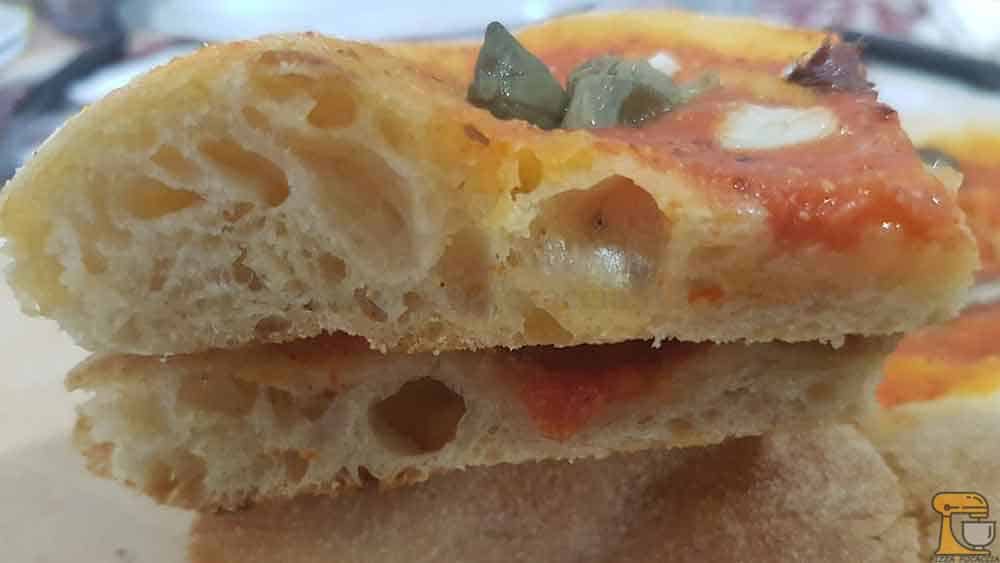 Bonci’s Pizza, 24 hours fermentation pizza dough. 1 Impasto pizza bonci, Base Impasto bianco di grano