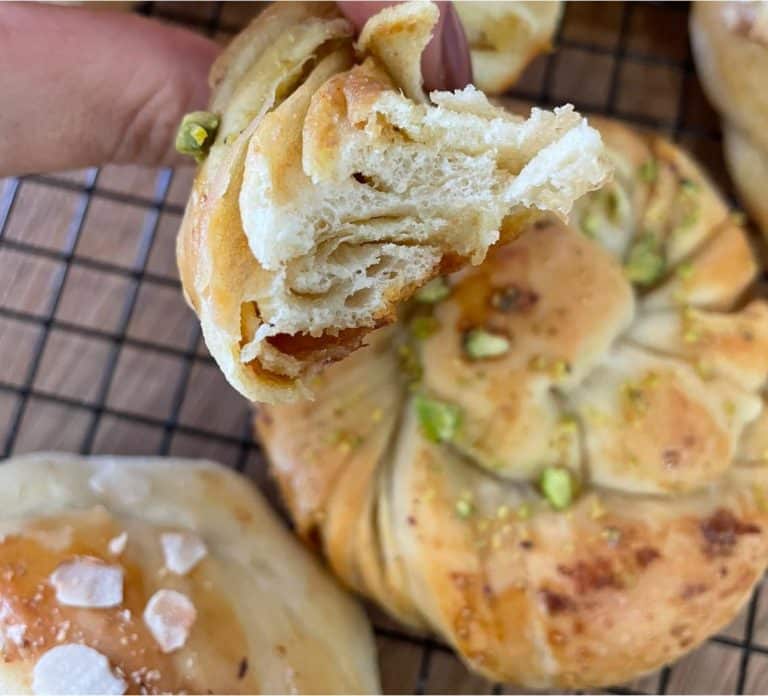 Pan brioche al pistacchio 6