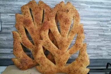 Ricetta Focaccia ” Fougasse “