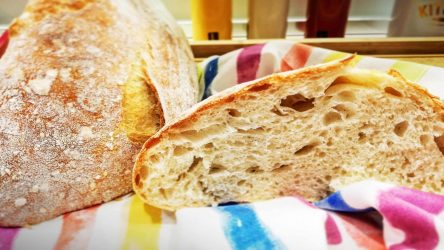 Pane comodo cotto in pentola