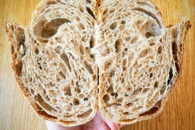 Pane con lievito madre, farina di Segale e Farro