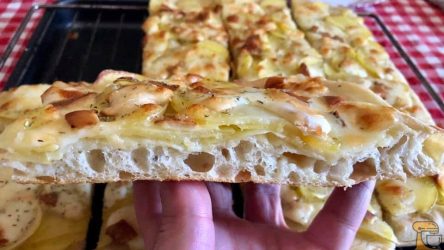 Ricetta pizza con patate di Bonci
